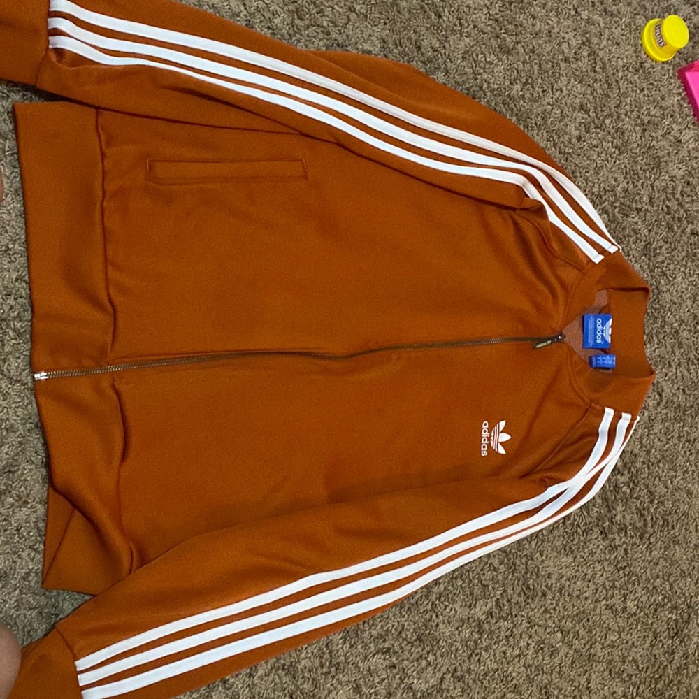 Adidas Orange Jacket
